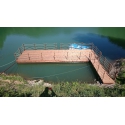 Pontoon 6x2m with plastic floats