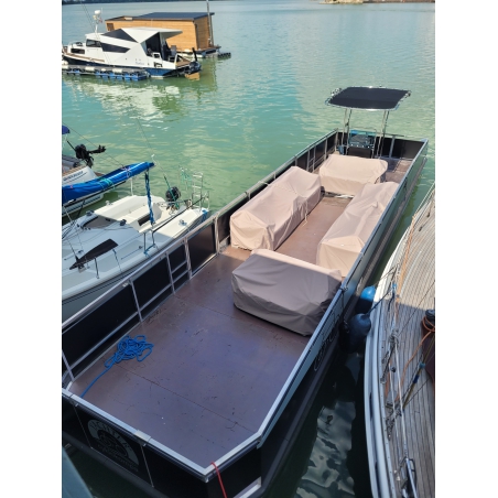 SCHAB CAT 10 - Pontónová hliníková loď katamarán (PONTON BOAT)