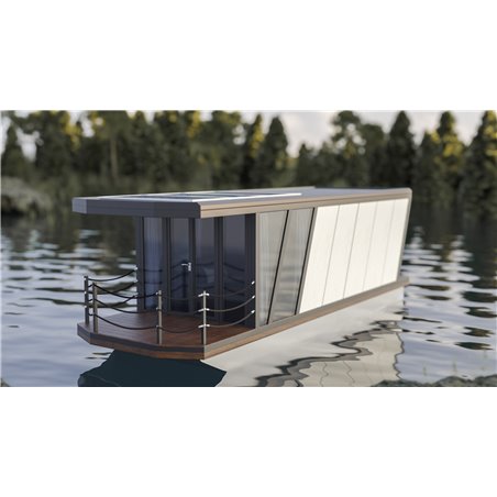 Hausbot houseboat SCHAB Haus 9,3x3_4  