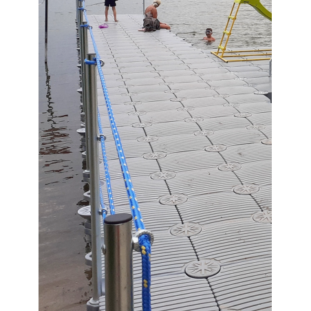 Aluminum railing post