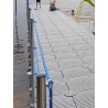 Aluminum railing post