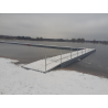 Aluminum railing post