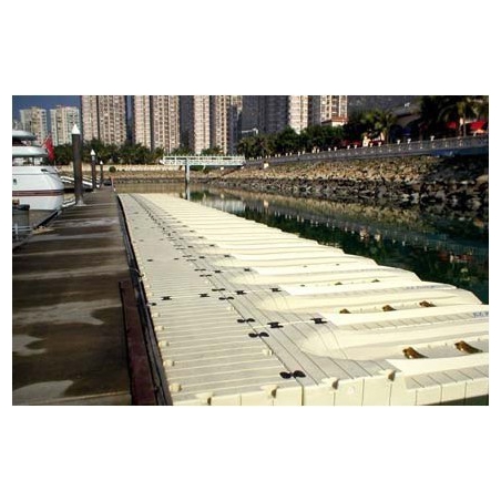 Plastový pontón Edock-plavák E-rohový trojuholník 0,85x0,85x0,15m