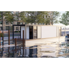 Hausbot houseboat SCHAB Haus 12,1x3m   (12,6x3m)