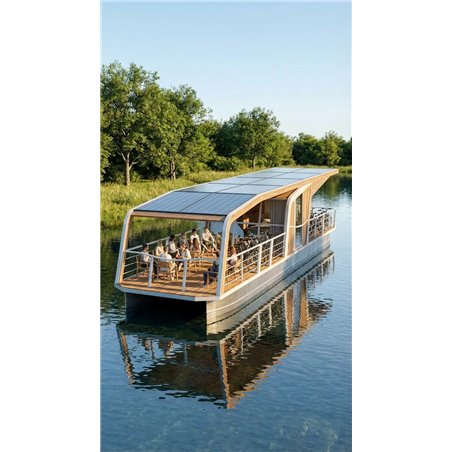 Electric solar catamaran Schab E-Cat 10.1