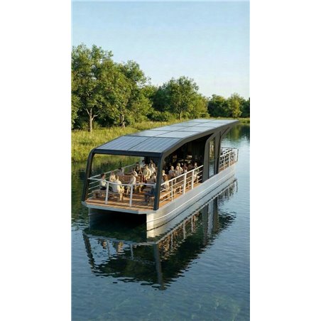 Electric solar catamaran Schab E-Cat 10.1