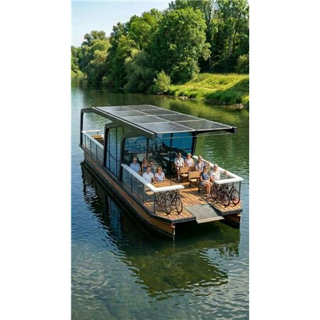 Electric solar catamaran Schab E-Cat 10.1