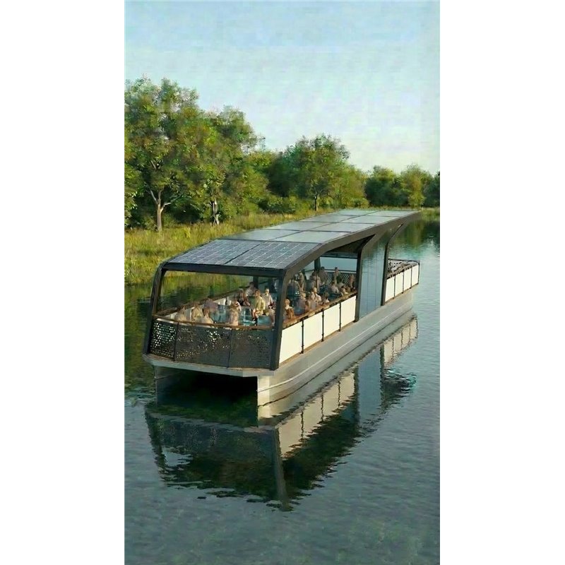 Electric solar catamaran Schab E-Cat 10.1