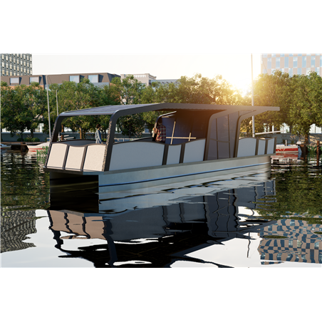 Electric solar catamaran Schab E-Cat 12.1