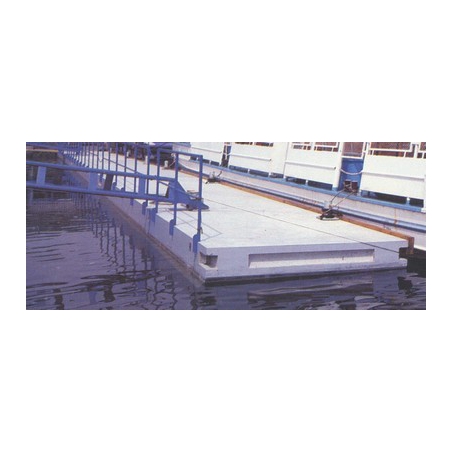 Betónový pontón A (10x2,4x0,85m)