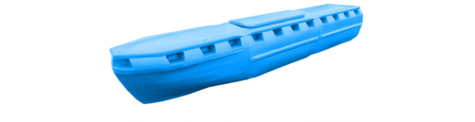 Module for catamaran (houseboat) - R plastic