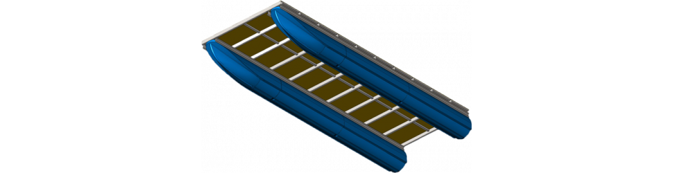 Module for catamaran (houseboat) - U plastic