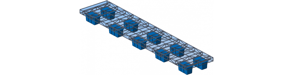 Modul Marina pro výhony (přístav) U-plast